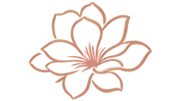 White magnolia logo